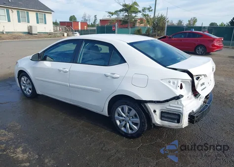 2015 Toyota Corolla Le из США, поврежденный, VIN 2T1BURHEXFC303352
